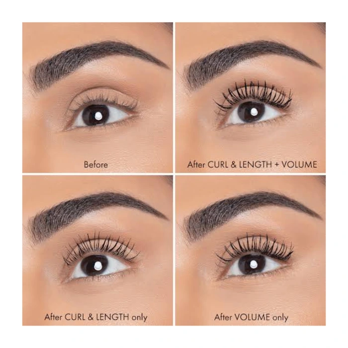 huda beauty legit lash "ریمل لجیت لشز هدی بیوتی با طراحی دوطرفه و برسهای حجمدهنده و بلندکننده، مناسب برای مژههای پرپشت و طولانی | سوییتی شاپ"