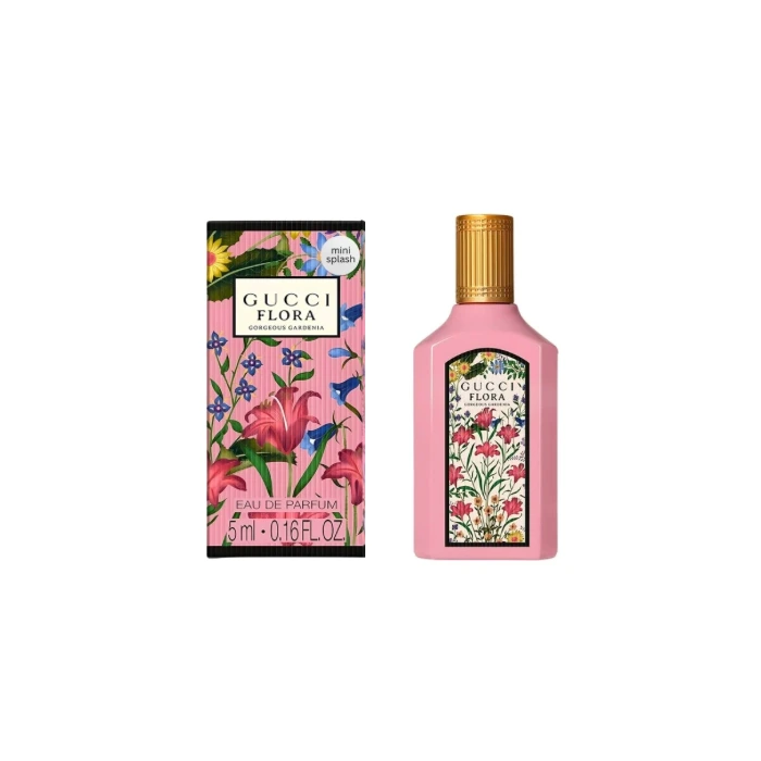 IMG_8086 عطر مینی گوچی فلورا گورجس گاردنیا Gucci Flora Gorgeous Gardenia Eau de Parfum Mini